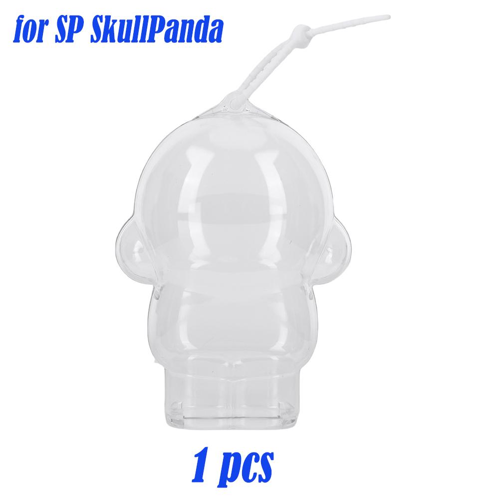 Protective Case For Sp Skullpanda Doll Transparent Portable Organizer Storage Case Dust Protective Cover With Silicone Strap