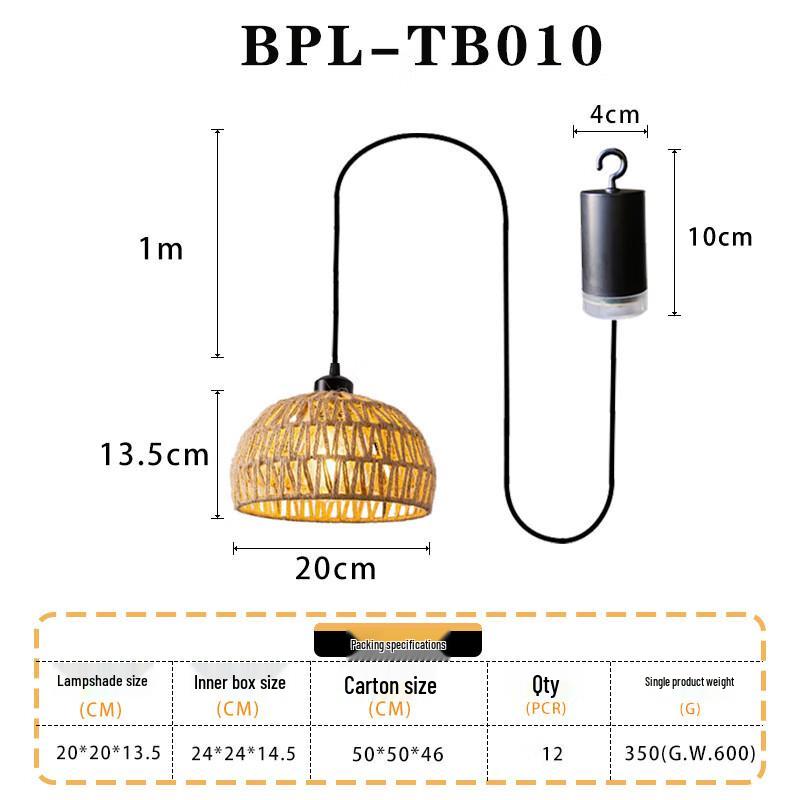 Dream Bubble Battery Powered Pendant Light