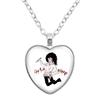 Jeff And Jane The Killer Necklace Anime Creepypasta Creepy Pasta Ticci Toby Creative Cartoon Glass Cabochon Heart  Pendant Gifts