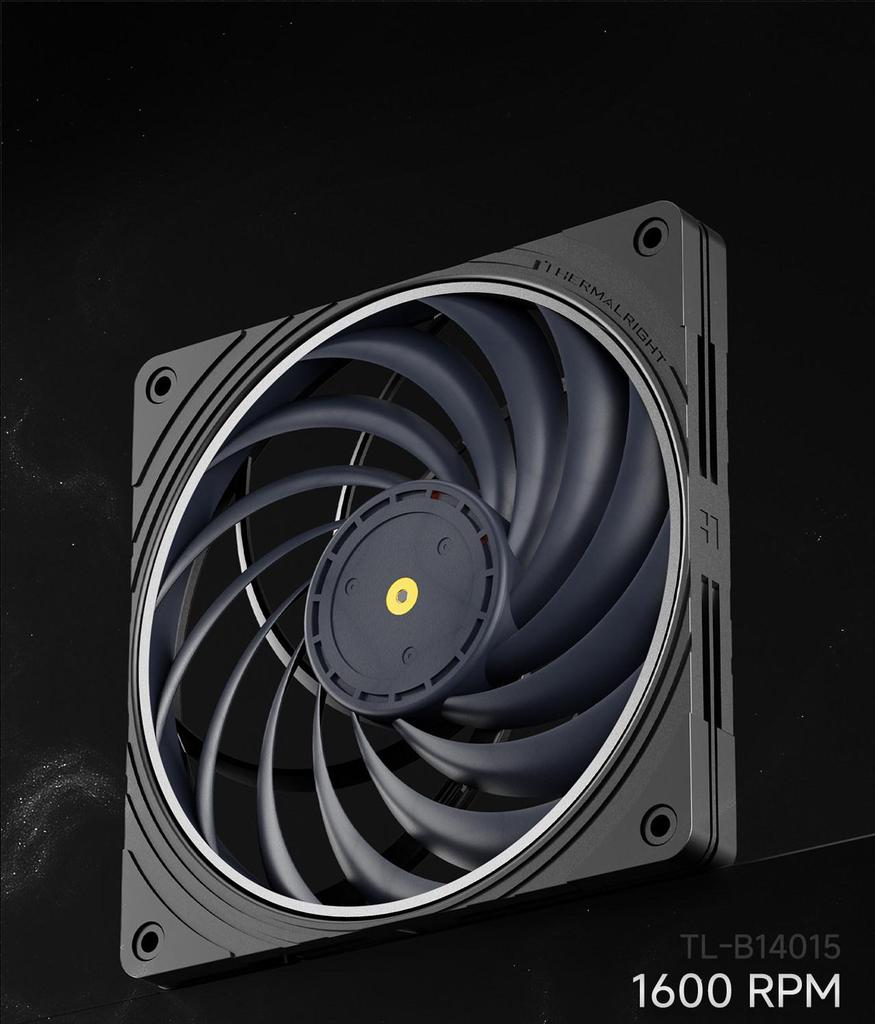 Thermalright TL-B14015 140-мм тонкий корпусный вентилятор, двойной шарикоподшипник, 15 мм