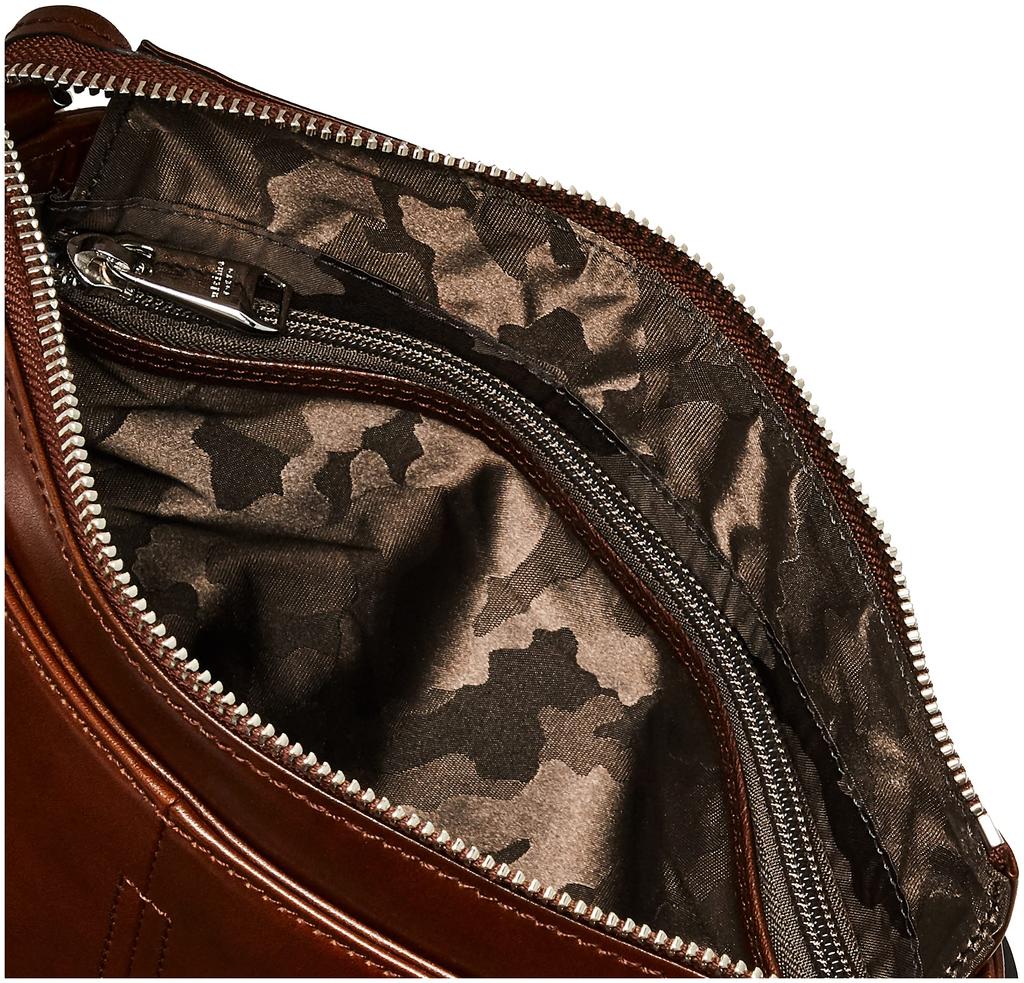 Мужская наплечная сумка Ultima Tokyo, Натуральная кожа, Сделано в Японии, Подходит для 10-дюймовых планшетов, Включает карман с антивирусной обработкой, Bart 70111, Светло-коричневый, Свободный размер