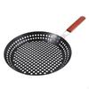 Grilling Skillet Barbecue Grill Plate Diameter 30.5cm Basket for Fishing Frying