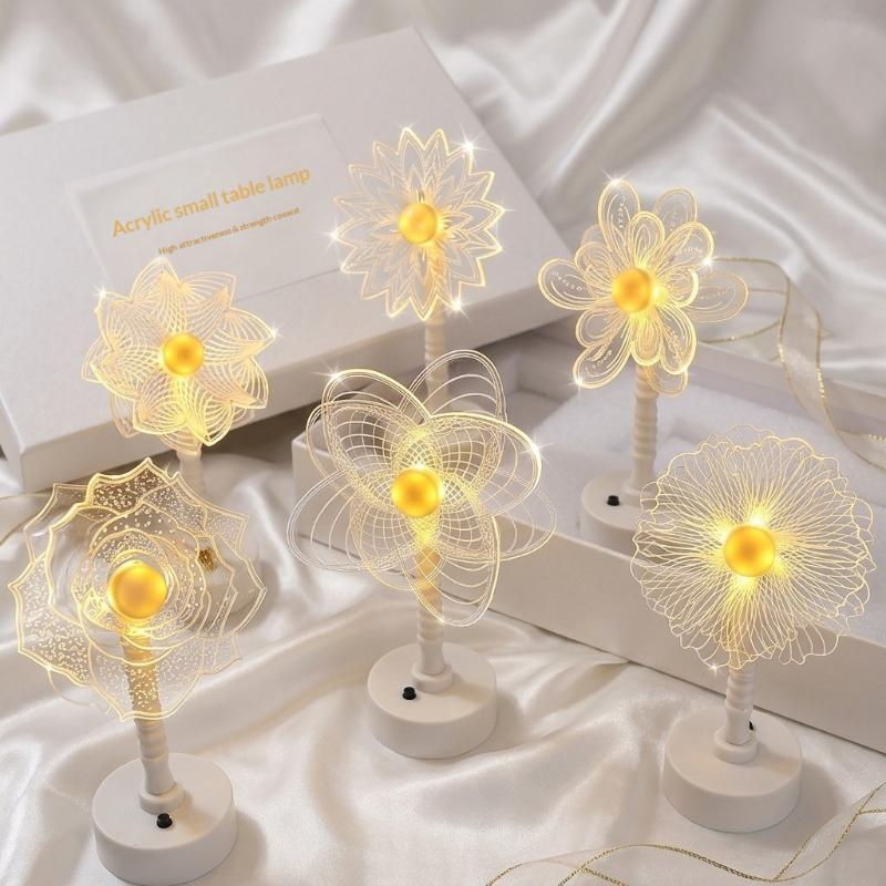 Minimalist Design Acrylic Butterfly Led Table Lamp Soft Ambient Lighting Luxury Style Led Desk Lamp Modern Design Eye Protection