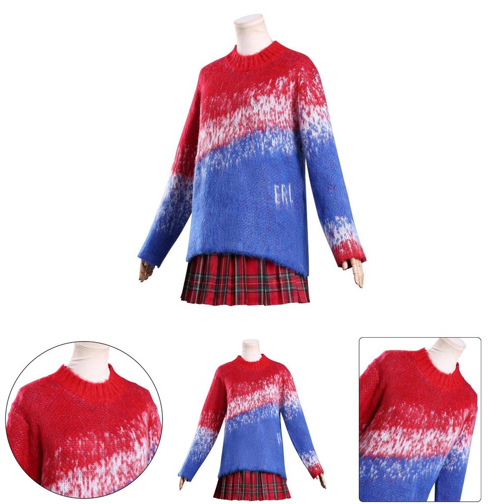 Косплей-свитер «Семейка Аддамс 2» с принтом для костюмированных мероприятий на Хэллоуин