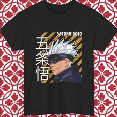 Аниме Футболка Jujutsu Kaisen Годжо Сатору Юдзи Итадори Сукуна Манга Подарок Унисекс