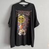 Metallica Смерть — это боль Перепечатка Винтажный стиль Pushead Группа S-4XL Унисекс Футболка