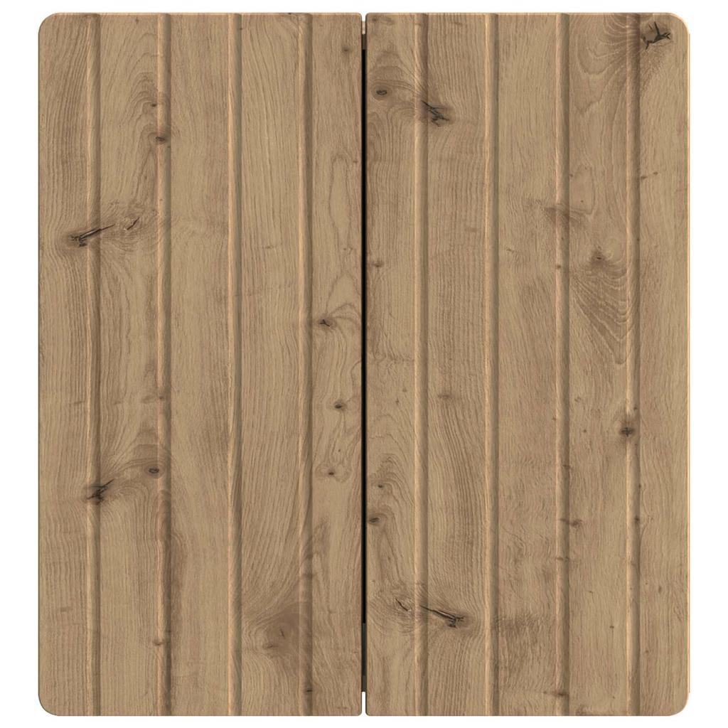 Wall Mounted Cabinet Artisan Oak 59 x 31 x 64 cm Engineered Wood