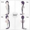 Kids Purple Braided Wig for Cosplay, Anime Costume Wig, Halloween Cosplay Props, Rumi Inspired Wig for Demon Hunters Theme New Arrival