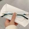 UV400 Frameless Sun Glasses Y2K Shades Vintage Eyewear  for Women & Men