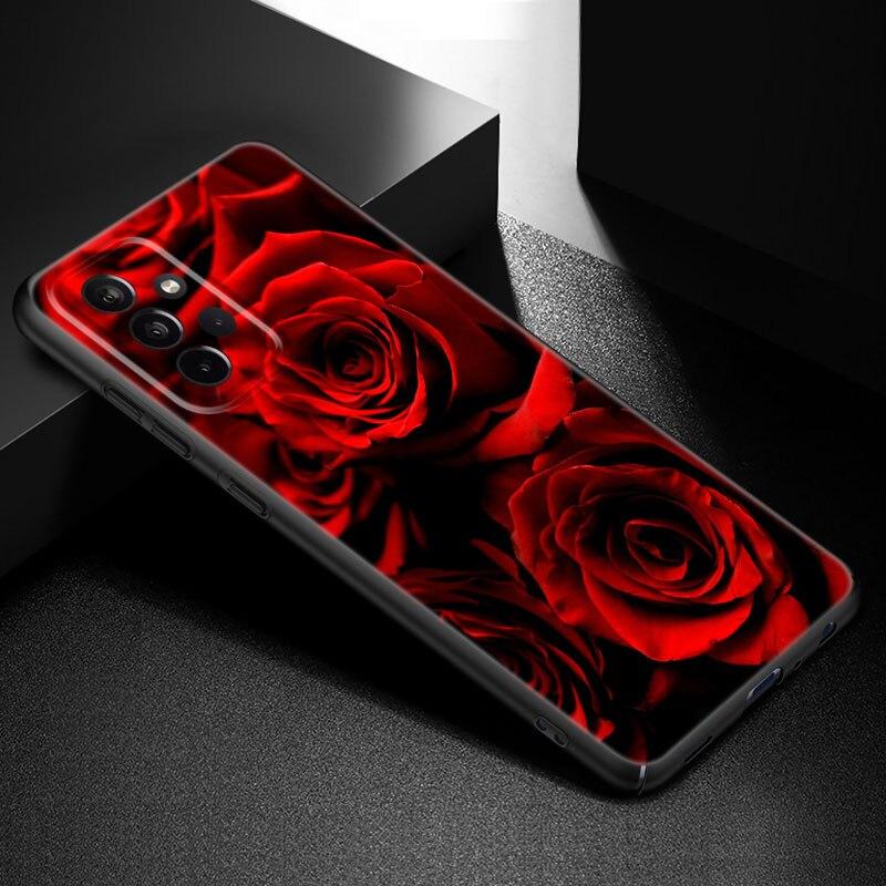 Красивый чехол для телефона с изображением розы для Samsung Galaxy A21 A30 A50 A52 S A13 A22 A32 A33 A53 A73 5G A11 A12 A31 A51 A70 A71 A72