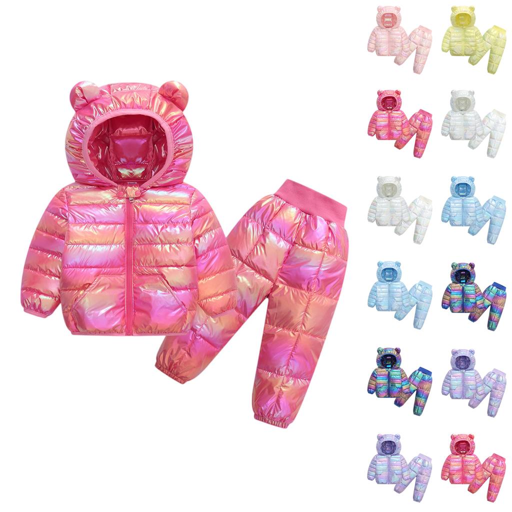 Kids' 2 Piece Set Quilted Cotton Outerwear