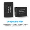 7.4v 1800mAh LP-E12 LPE12 LP E12 Rechargeable Camera Batteries(4 Pack) for Canon EOS M M2 100D EOSM EOSM2 EOS100D