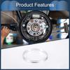 INFINAUTO Hub Centric Ring 108mm OD 106.1mm ID Car Wheel Hub Ring Aluminum Alloy Silver Tone 4pcs