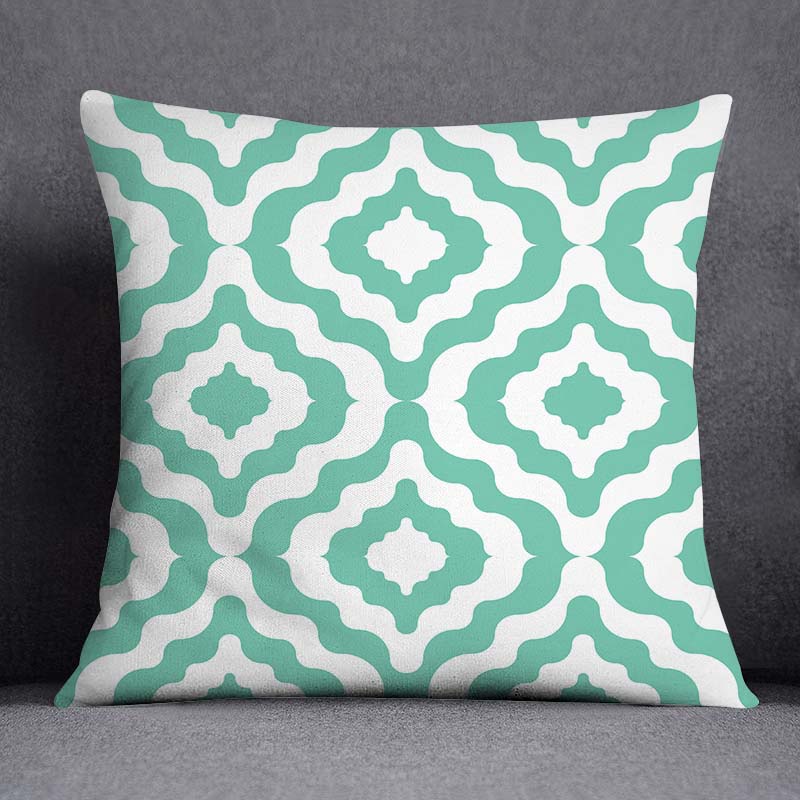 Geometric Color Pillowcase Home Decoration Pillowcase Square Pillowcase Home Office Decoration Cushion Cover