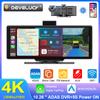 10,26-дюймовый 4K-видеорегистратор для автомобиля ADAS DVR, беспроводной Carplay и Android Auto, экран BT, WiFi, GPS-навигация, видеорегистратор, AUX-зеркало, монитор
