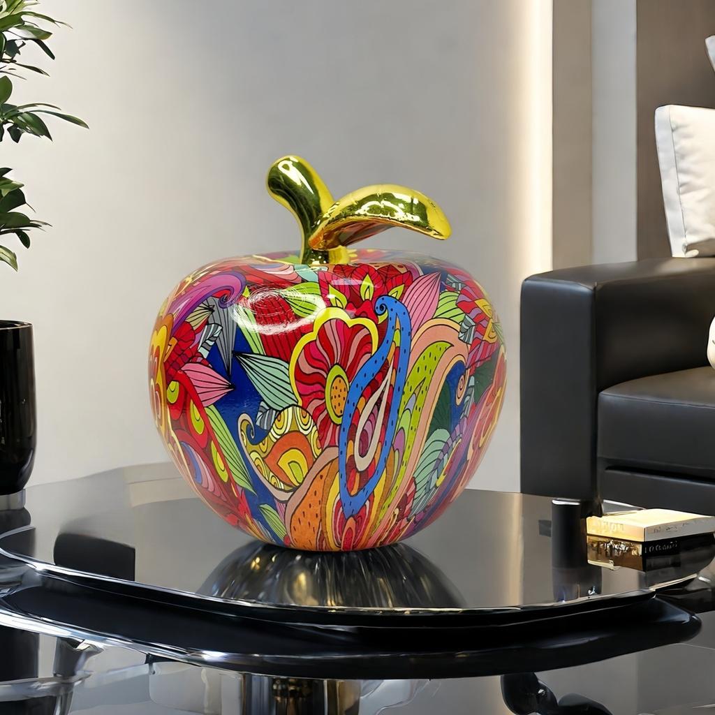 Новый продукт Безопасные и счастливые украшения из яблок для прихожей, полка магазина, новое украшение для дома, подарок на новоселье