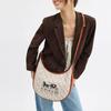 COACH Ace Artificial Leather With Cow Leather Crescent Bag, Portable Crossbody Bag, Shoulder Bag Large Women's CAM34-B4TXF