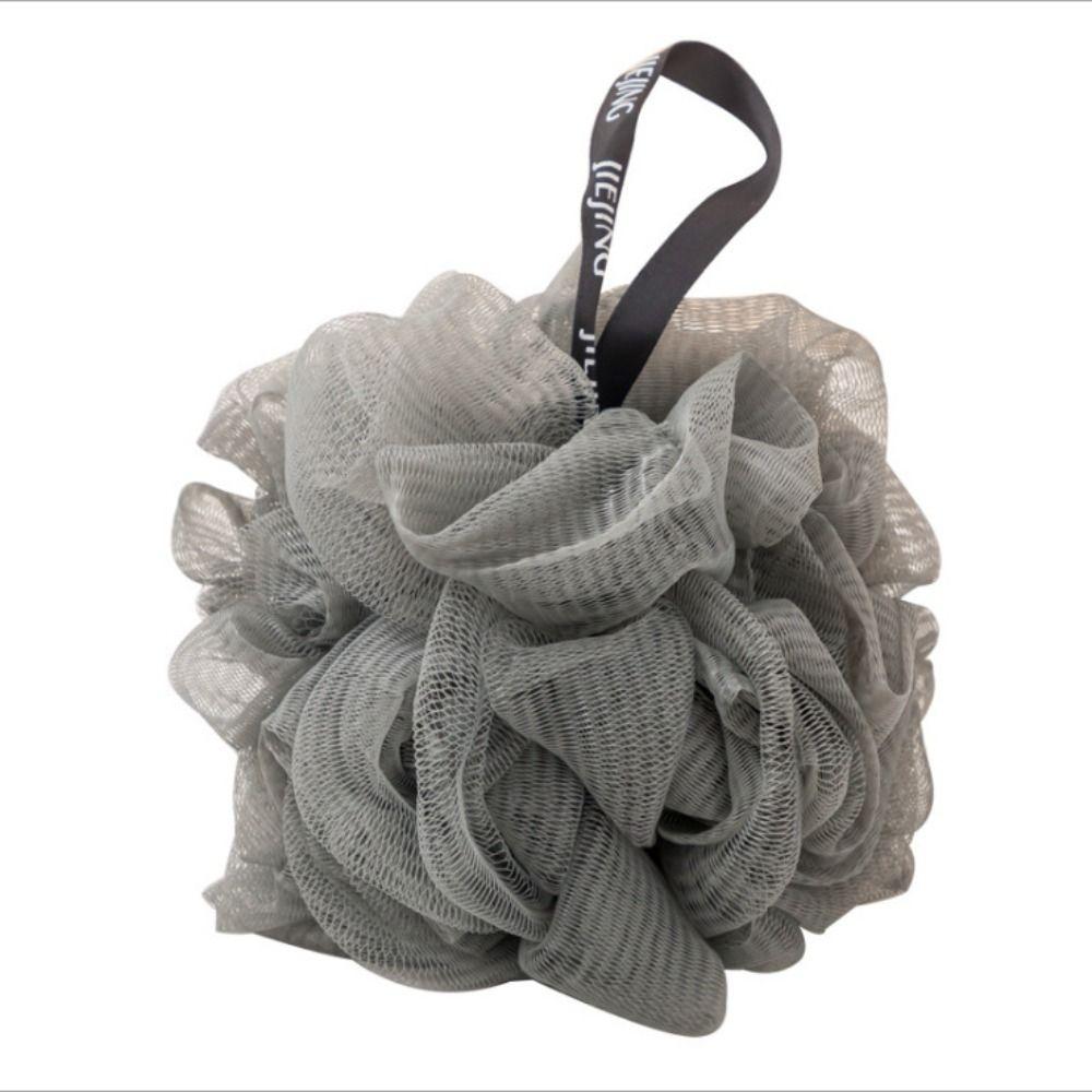 Сетчатый шарик-губка для ванны, не рассеивающийся сетчатый шарик для душа, прочный шарик для душа, удаляющий грязь