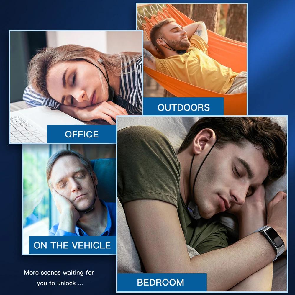 EMS Pulse Stop Snore Портативное удобное устройство для хорошего сна Stop Snore Health Care Помощь при апноэ во сне USB Smart Устройство против храпа