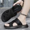 Sandals Men's Super Fiber Beach Shoes Men's Trend Summer New Style Sandals and Slippers Dual Purpose Sandals Comfortable Casual