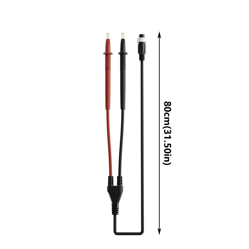 Pen Battery Clip Testing Probe Round Connector Internal Resistance Meter Kelvin Clip for HRM-10