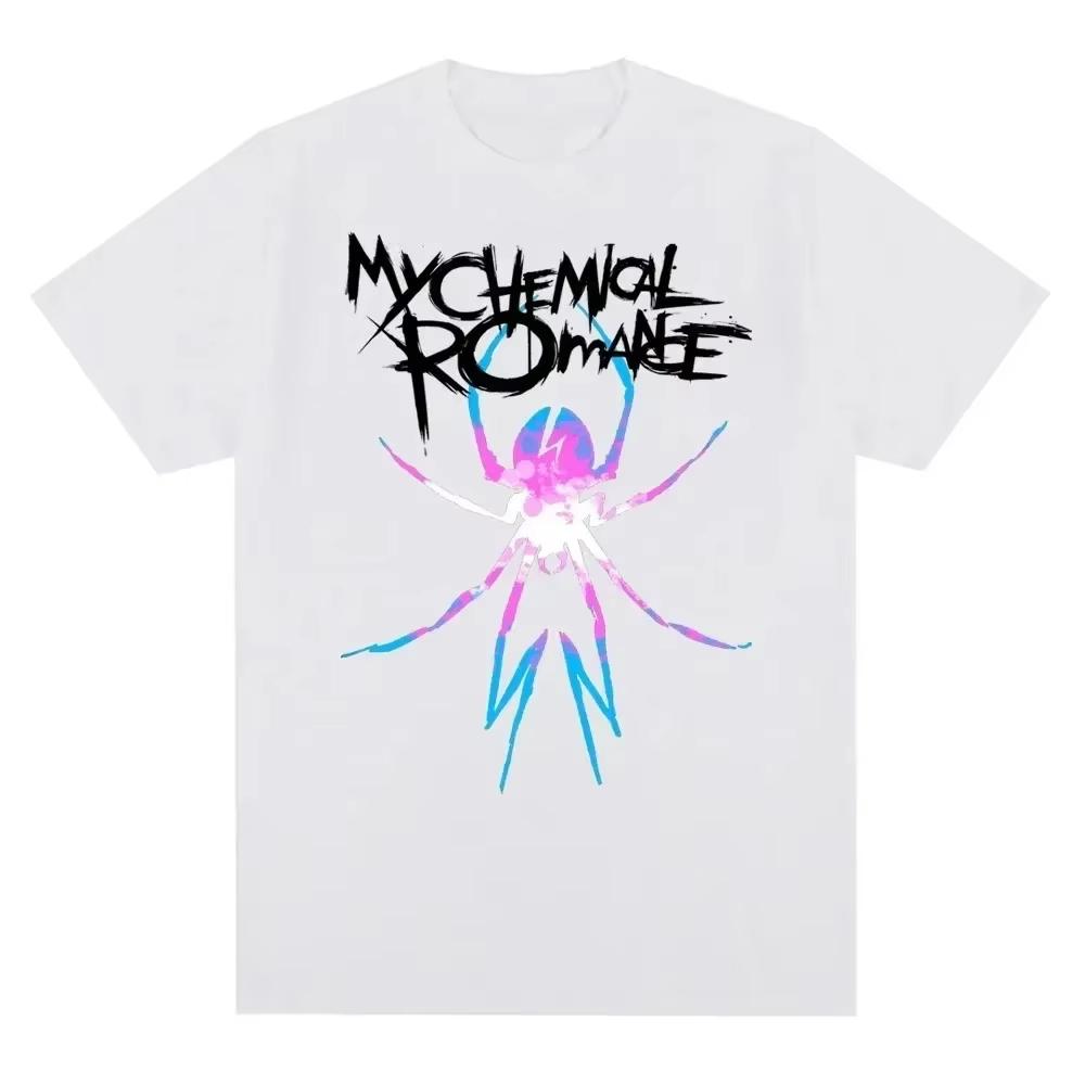 My Chemical Rounisexce T Shirt Unisex Fashion Cotton Tshirts Cool Hip Hop Unisex Tshirt Casiual Summer Vintage Anime Unisex Top Tee
