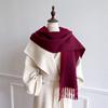 Luxury Brand Cashmere Women Plaid Scarf Winter Warm Shawl and Wrap Bandana Pashmina Female Foulard Square Thick Blanket Poncho