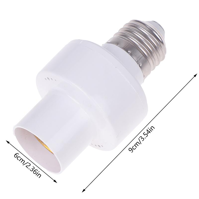 E27 Radar Induction Lamp Holder White Ceiling Light Lamp Bulb Fixing Base Stand Light Bulb Holder Lamp Socket For Home