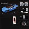 1:24 Tesla model S Roadster MODEL Y Model 3  Children's advanced ornaments, gifts, and toys with sound and light alloy models
