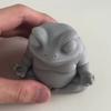 Дзен Лягушка Орнамент Лягушка Сидящая в Медитации Фигурка 3D Печатная Настольная Статуэтка Лягушки для Дома