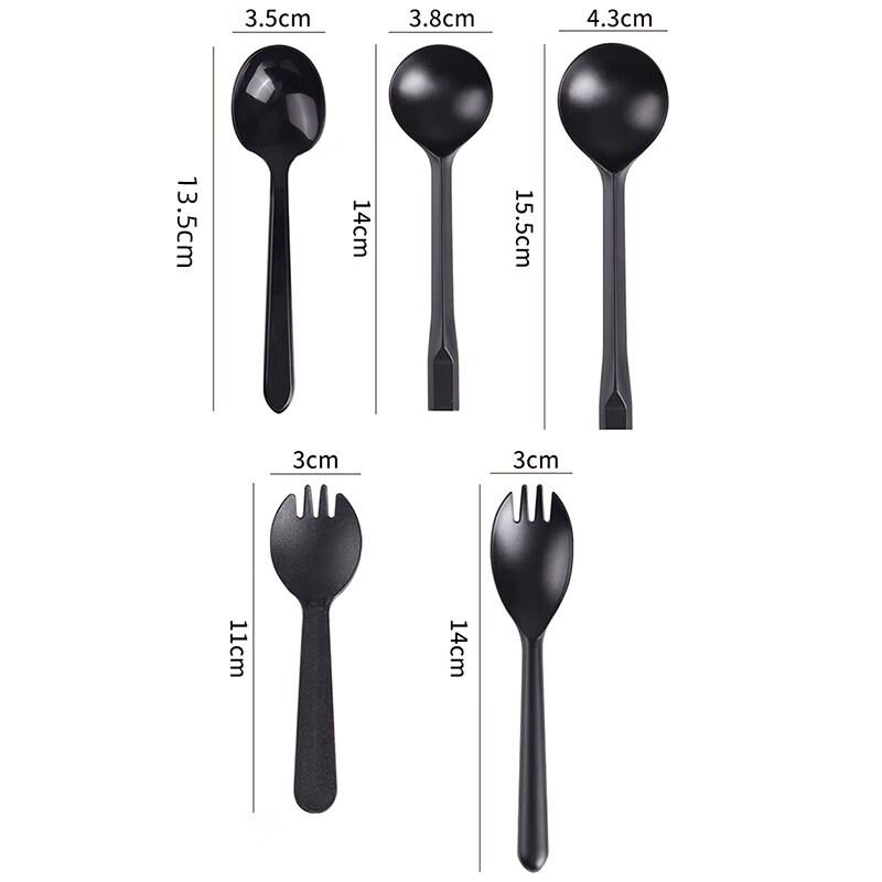 ZISIZ Disposable Plastic Spoons