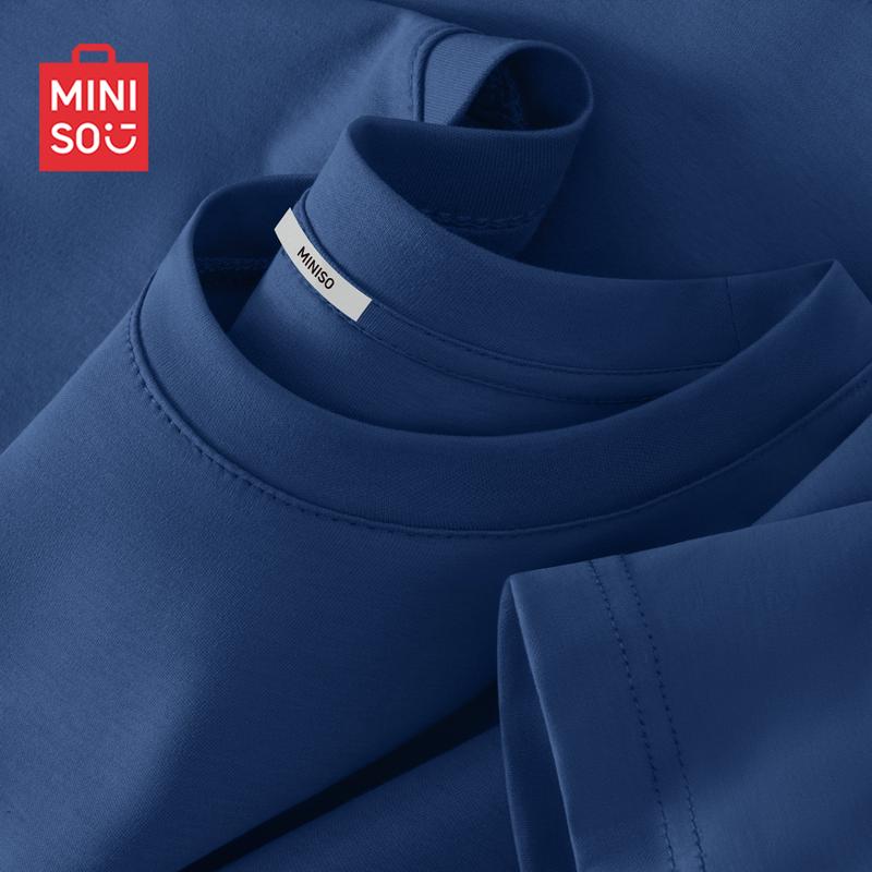 MINISO Мужская футболка с коротким рукавом из ледяного шелка, быстросохнущая