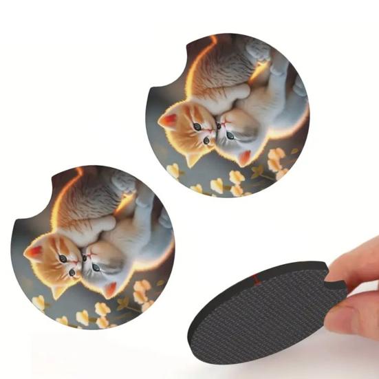 Изготовлен из резинового материала с хорошими противоскользящими свойствами, чтобы предотвратить скольжение во время движения автомобиля и защитить ваш подстаканник. Легко чистить, если эти