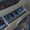 Для Hummer H2 2003-2007 2012-2018 Наклейки из настоящего углеродного волокна Рамка панели управления стеклоподъемниками Автомобильные аксессуары Декоративные элементы интерьера