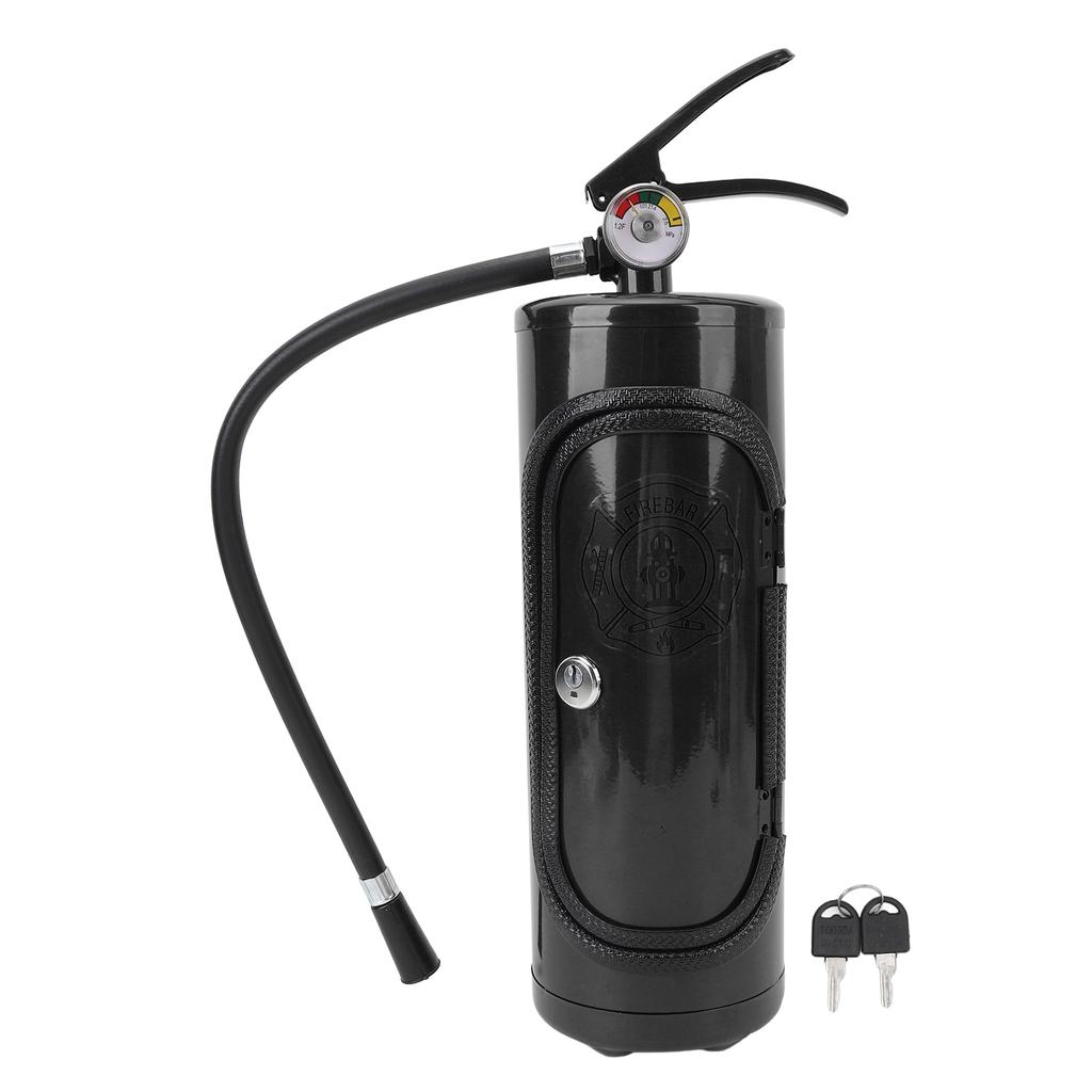 Огнетушитель Держатель для вина Уникальный декоративный железный огнетушитель в форме коробки для хранения вина Маленький