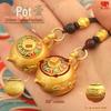 Twelve Zodiac Snake Year Mini Pot Keychain Pendant - Fortune Gift