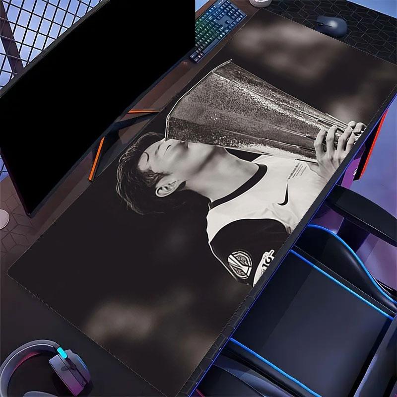 Son Mouse Pad, Large Gaming Desk Mat, Non-slip XXL Mousepad for Laptop & Tablet, Mini PC Playmat with Stitched Edges
