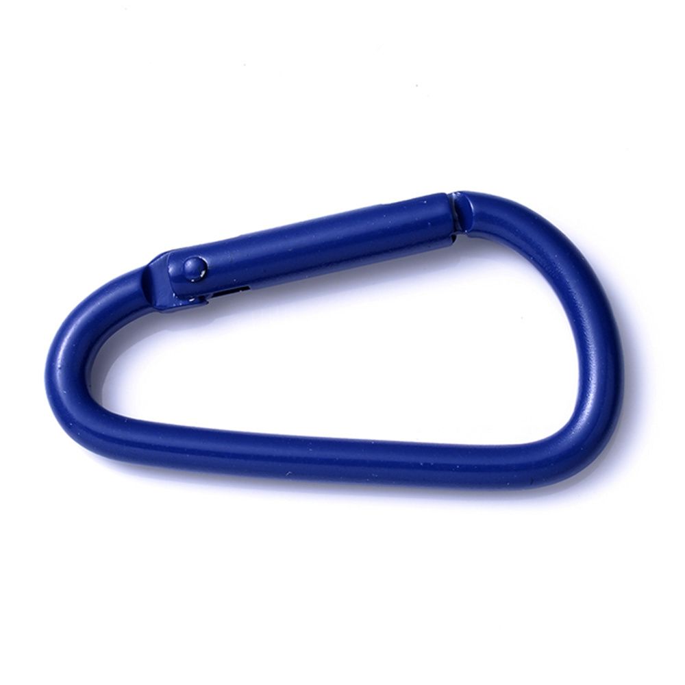 Safety Buckle Camping 45x24mm Making Jewelry Keychain Clip Carabiner Hook Key Ring D Carabiner