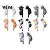 Easy Installation Wall Art 3D Cat Light Switch Sticker, Decorative Resin Plate Cover, Cute Animal Double Socket Guard Stickers, Peel And Stick