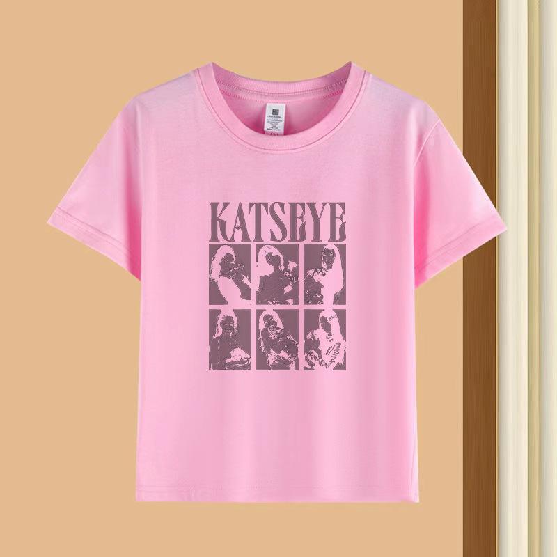 KATSEYE K-Pop Girl Group T-Shirt 220g Heavy Cotton Short Sleeve Youth Kids Tee 60123-9