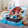 6 Sizes Warm Soft Disney Mickey Goofy Custom Blanket Fluffy Children and Adults  Sofa Plush Bedspread Throw Blanket for Sofa Bed