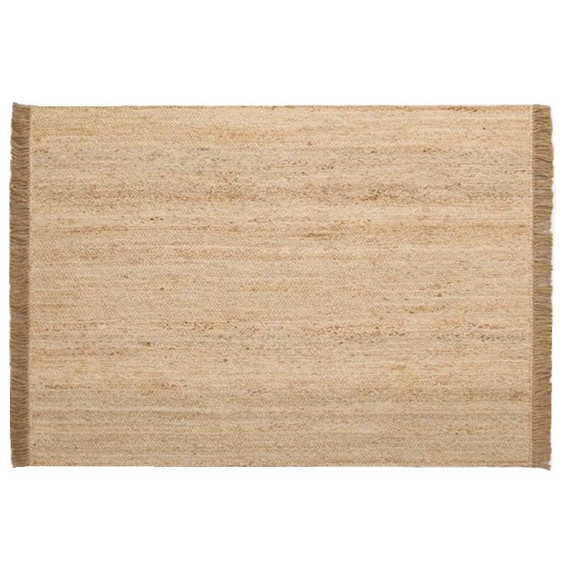 Hand-Woven Natural Jute Area Rug