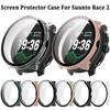 Защитный чехол из ПК+закаленного стекла Полное покрытие Твердая защита экрана Защитная крышка от царапин для Suunto Race 2