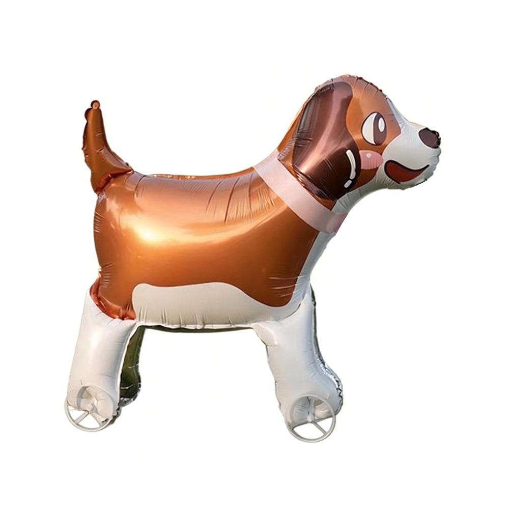 Алюминиевые фольгированные шары Мультяшный дизайн Шары с животными Шары-жирафы Стоячие шары Тема джунглей