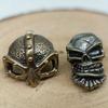 Warrior Skull Brass Knife Bead DIY Woven Bracelet Lanyard Keychain Pendant Accessories Hangings Charms