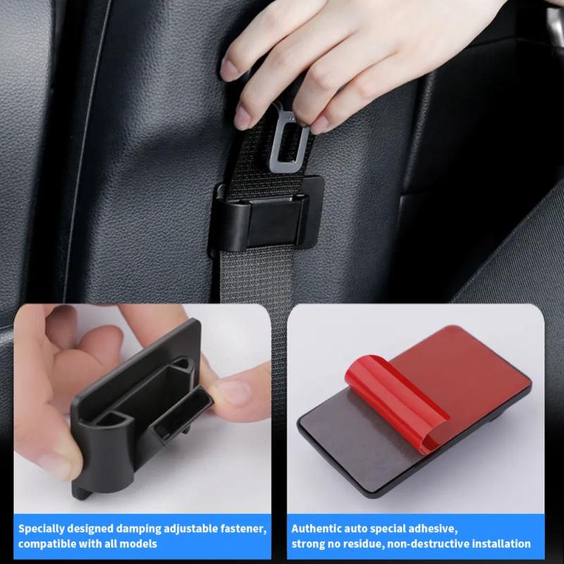 Car Seat Belt Limiter Buckle Safety Belt Adjusting Clip Non-slip Spacing Limit Device Fixed Buckle Car Interior Organizer