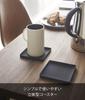 Yamazaki Jitsugyo 3D Coaster Square Черный Приблизительно. Ш9,5 x Г9,5 x В0,9 см Башня Силикон 2537