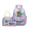 Rhythm Box Teen Cute School Bag Sprunki Trend Girls Backpack Lightweight Ridge Protection Three-piece Set