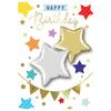 Sensations Stars Happy Birthday Foil Balloon (Pack of 2)