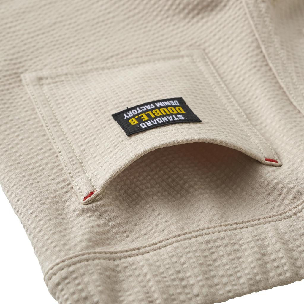 MIKI HOUSE Double B Long Quarter Beige [MIKI HOUSE] Брюки, Штаны, Брюки, Длина, Логотип, Простые, Однотонные, Мальчики, Девочки, Младенцы, Дети, Детская